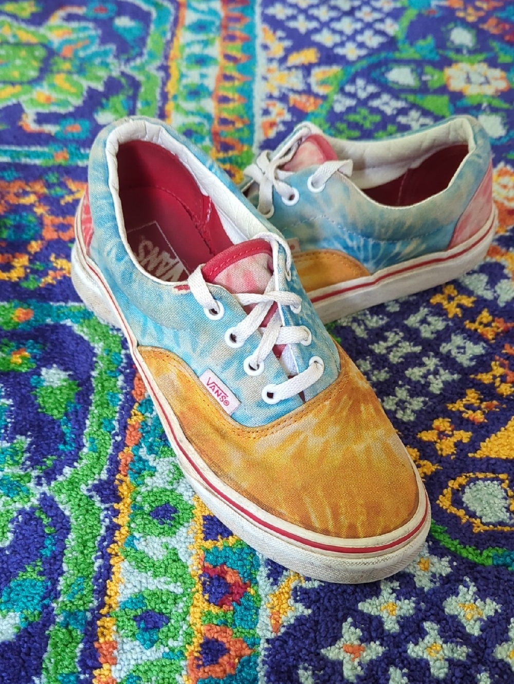 Vans Kids Size 4 Youth Tye Dye Sneakers